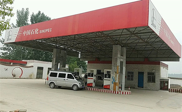 丹阳加油站钢结构网架案例5